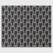 Prince of Darkness – Rock Legend Pattern Wrapping  Geschenkpapier (Flach)