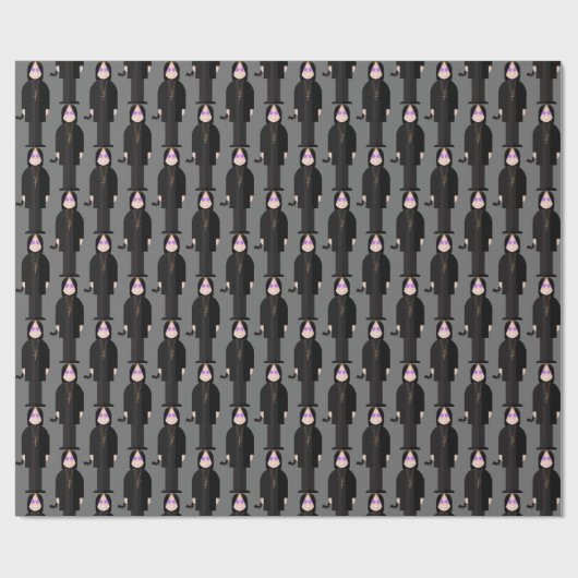 Prince of Darkness – Rock Legend Pattern Wrapping Geschenkpapier (Flach)