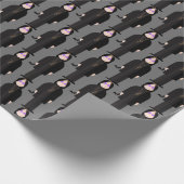 Prince of Darkness – Rock Legend Pattern Wrapping  Geschenkpapier (Ecke)