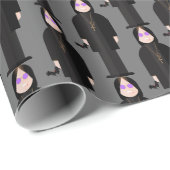 Prince of Darkness – Rock Legend Pattern Wrapping  Geschenkpapier (Rolleneckpunkt)