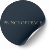 PRINCE OF PEACE – Navy Minimal Christmas Sticker