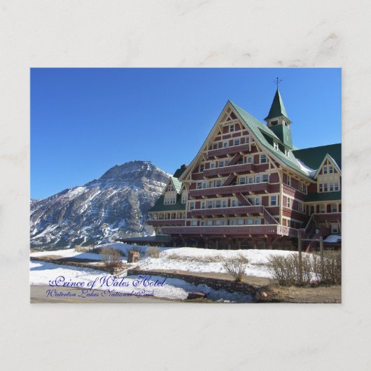 Prince of Wales Hotel Postkarte (Vorderseite)