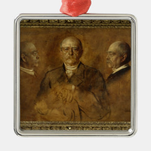 Prince Otto Von Bismarck, 1884 Ornament Aus Metall
