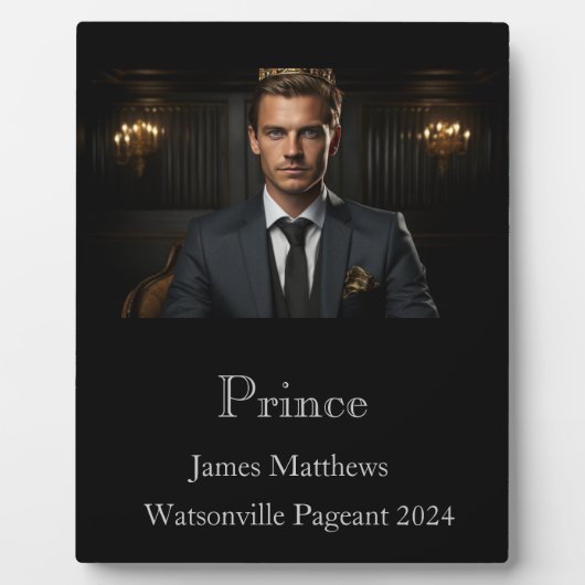 Prince Pageant Plaque Fotoplatte (Vorderseite)