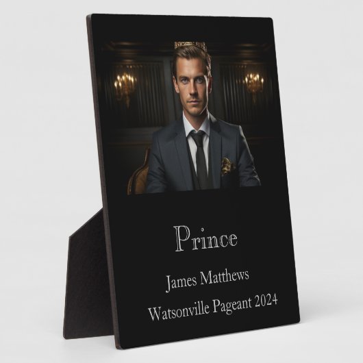 Prince Pageant Plaque Fotoplatte (Seite)
