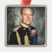 Prince Philip Silbernes Ornament (Vorne)
