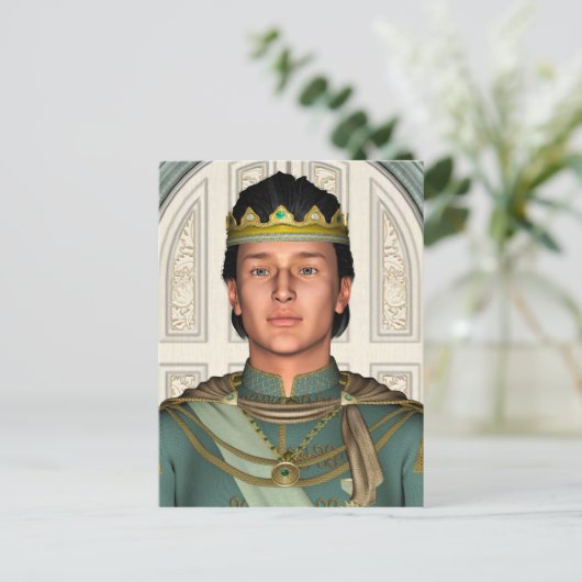 Prince Postkarte (Stehend Vorderseite)
