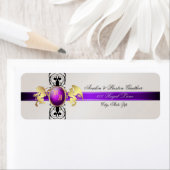 Prince & Princess Lila Champange Address Labels (Insitu)