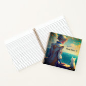 Prince & Princess mit Cat Ocean Spiral Notebook Notizblock (Innenseite)