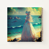 Prince & Princess mit Cat Ocean Spiral Notebook Notizblock (Rückseite)