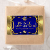 Prince Royal Blue Baby Shower Gold Boy (Insitu)