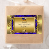 Prince Royal Blue Baby Shower Regal Gold Boy (Insitu)