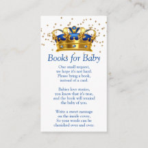 Prince Royal Blue Gold Elephant Books for Baby