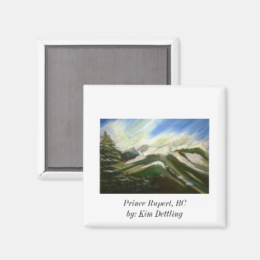 Prince Rupert, BC Magnet (Vorderseite/Rückseite)