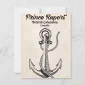 Prince Rupert, Britisches Kolumbien-Nautikposter (Rückseite)