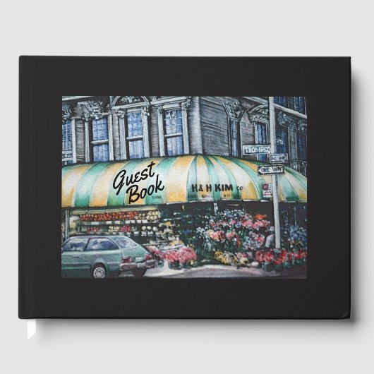 Prince Street Corner, NYC Gästebuch (Vorderseite)
