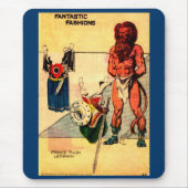 Prince Thun Lion Man Papierpuppe aus den 1930er Ja Mousepad (Vorne)