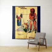 Prince Thun Lion Man Papierpuppe aus den 1930er Ja Wandteppich (Beispiel)