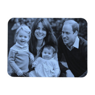 Prince William family Dec 2015 Magnet