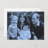 Prince William family Dec 2015 Postkarte (Vorne/Hinten)