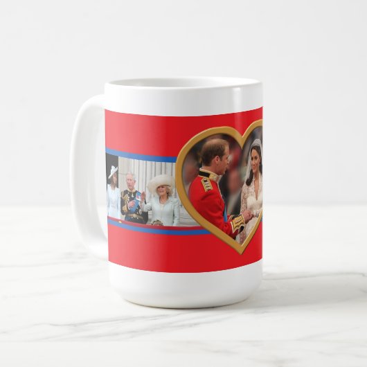 Prince William & Kate Kaffeetasse (Vorderseite Links)