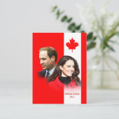 Prince William - Kate Middleton Canada Postcard Postkarte (Stehend Vorderseite)