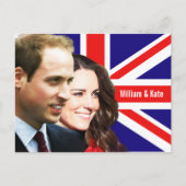 Prince William & Kate Postcard Postkarte (Vorderseite)