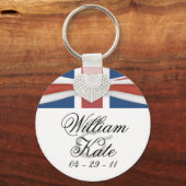 Prince William & Kate - Royal Wedding Souvenir Schlüsselanhänger (Vorderseite)