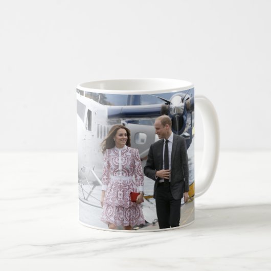 Prince William und Catherine Kaffeetasse (VorderseiteRechts)
