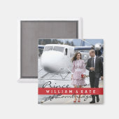 Prince William und Catherine Magnet (Vorderseite/Rückseite)