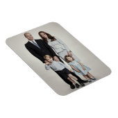 Prince William und Familie Dec 2017 stilisiert Magnet (Rechte Seite)