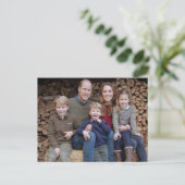Prince William und Familie Dec 2020 stilisiert Postkarte (Stehend Vorderseite)