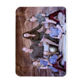 Prince William und Familie Dec 2021 stilisiert Mag Magnet (Vertikal)