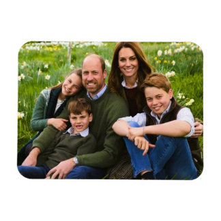 Prince William und Familie Dez 2025 stilisiert Magnet