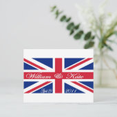 Prince William und Kate Postkarte (Stehend Vorderseite)