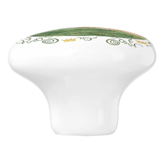 Princely Pekingese Keramikknauf (Seitenansicht)