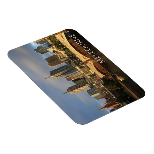 Princes Bridge, Yarra River, Melbourne Skyline Magnet (Rechte Seite)