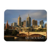 Princes Bridge, Yarra River, Melbourne Skyline Magnet (Horizontal)