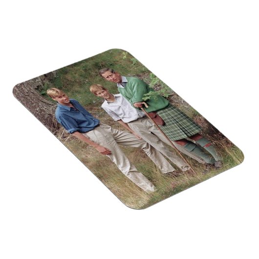 Princes Charles William Harry 1995 Magnet (Rechte Seite)