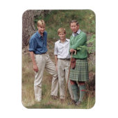 Princes Charles William Harry 1995 Magnet (Vertikal)