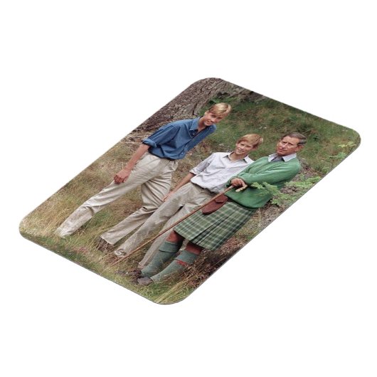 Princes Charles William Harry 1995 Magnet (Linke Seite)