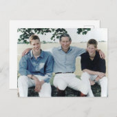 Princes Charles William Harry 1999 Postkarte (Vorne/Hinten)