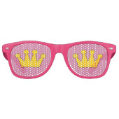 Princes, Crown Retro Shades / Fun Party Sonnenbril Partybrille (Vorderseite)