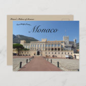 Princes Palace of Monaco Postkarte (Vorne/Hinten)