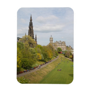 Princes Street Gardens, Edinburgh, Schottland Magnet