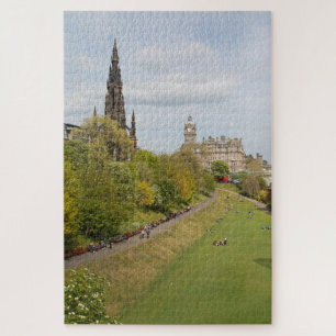 Princes Street Gardens, Edinburgh, Schottland Puzzle