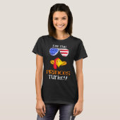 Princes Turkey konfrontiert Erntedank American Fla T-Shirt (Vorne ganz)