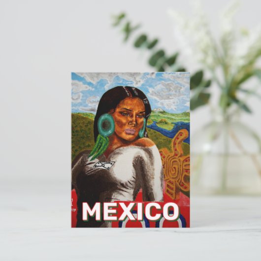 Princesa Atoztli de Culhuacan Postkarte (Stehend Vorderseite)