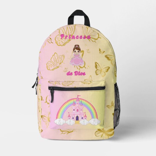 Princesa de Dios -edicion niñas Bedruckter Rucksack (Vorderseite)
