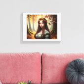 Princesa del Bosque Leinwanddruck (Insitu (Wohnzimmer))